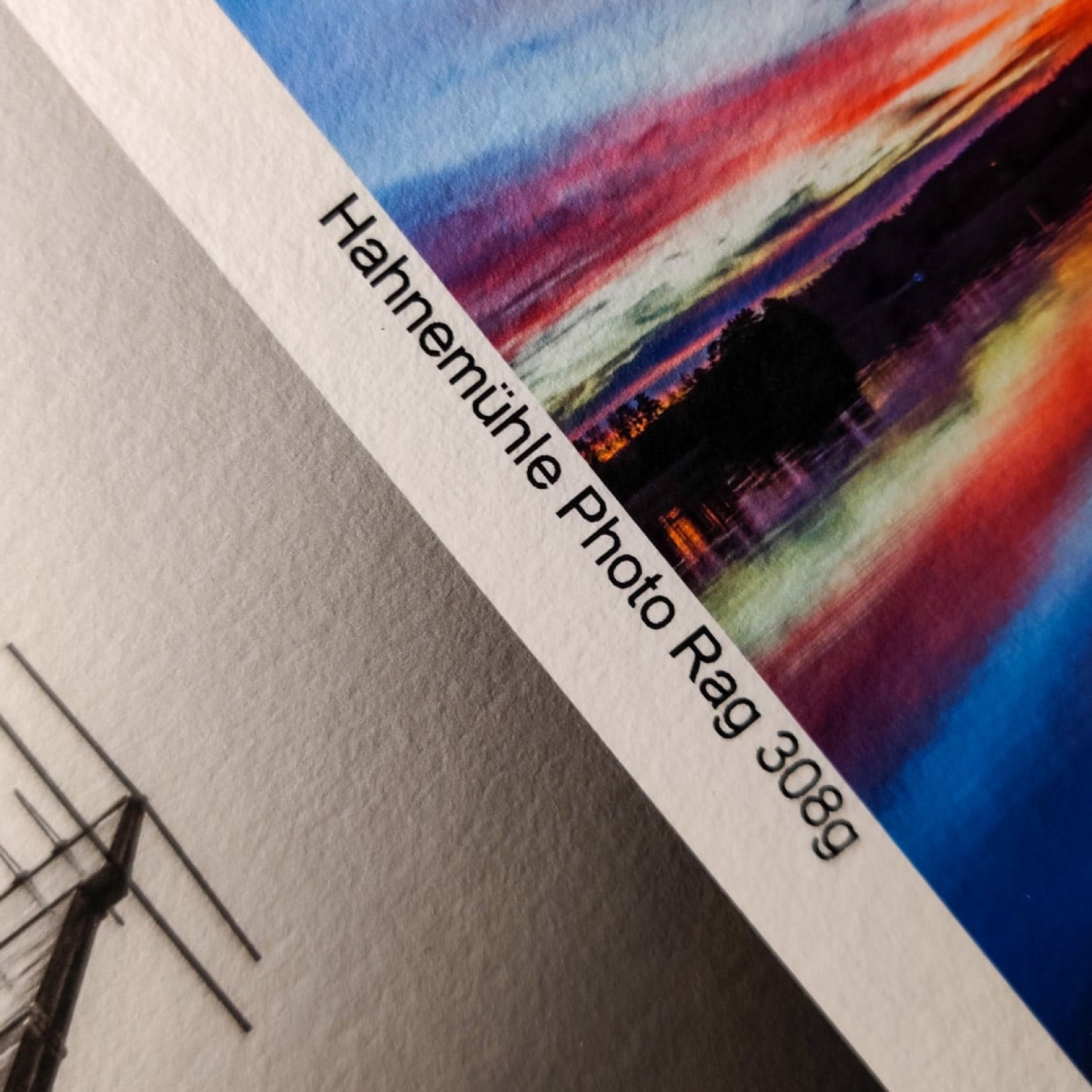 Échantillon Hahnemühle Photo Rag 308 g